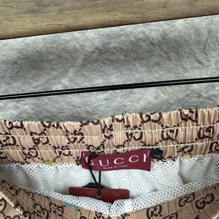 GUCCI Printed Technical Poplin Swim Shorts 
