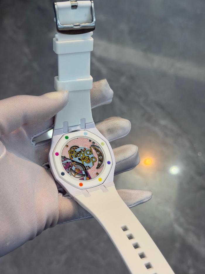 Swatch x Audemars Piguet AP Bioceramic Royal Pop Huit Blanc