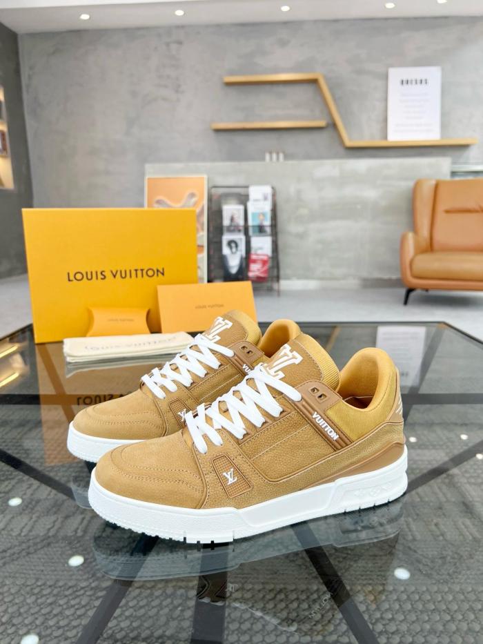 Louis Vuitton LV Trainer Beige
