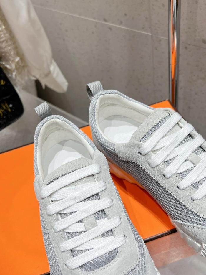 Hermes Bouncing sneaker Gris Lulea / Blanc