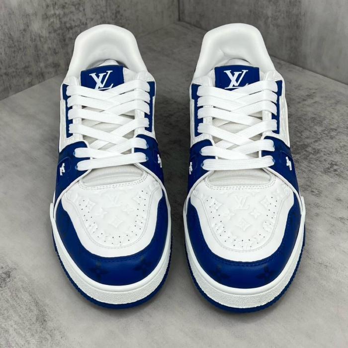 Louis Vuitton Trainer #54 Signature Blue White
