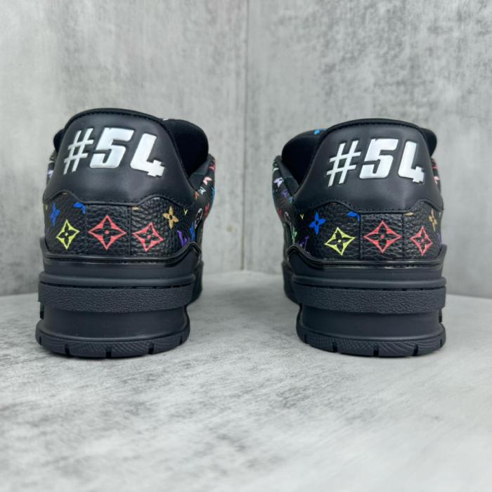 Louis Vuitton LV Trainer Takashi Murakami Black