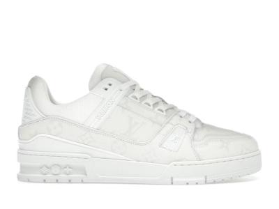 Louis Vuitton White Monochrome Louis Vuitton LV Trainer White/White