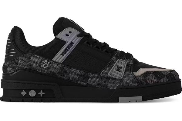 Louis Vuitton LV Trainer Black Damier Denim
