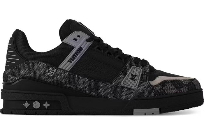 Louis Vuitton LV Trainer Black Damier Denim