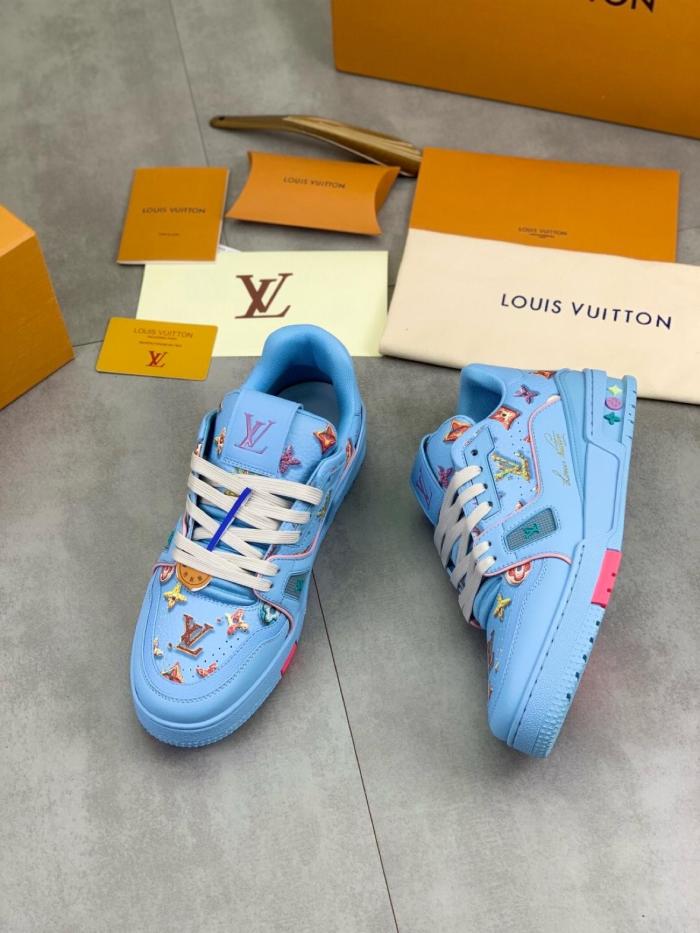 Louis Vuitton LV Trainer Monogram Donuts Blue