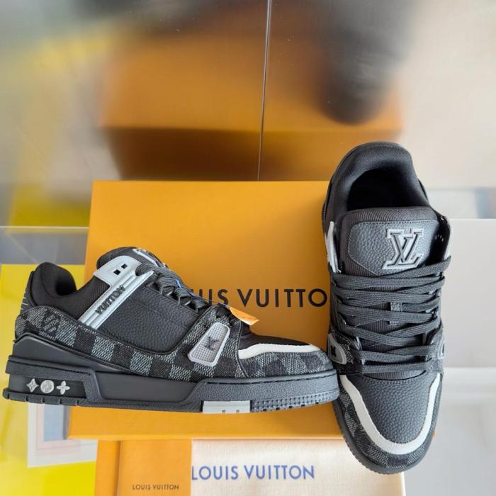 Louis Vuitton LV Trainer Black Damier Denim
