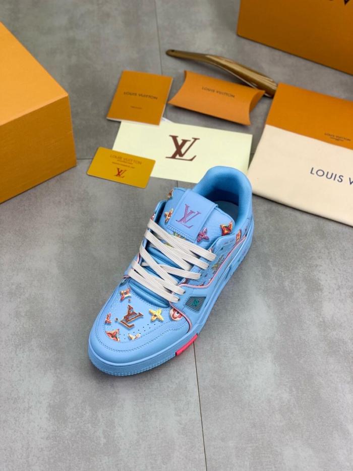 Louis Vuitton LV Trainer Monogram Donuts Blue