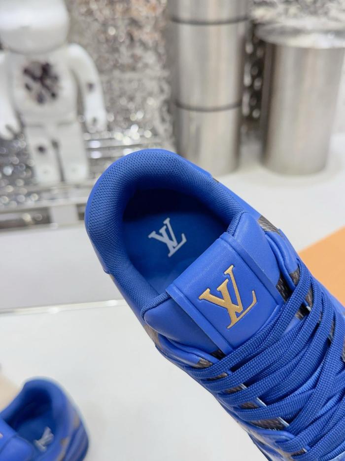 Louis Vuitton LV Trainer Sneaker Damier Pop Blue