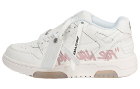 OFF WHITE Out Of Office Low Top For Walking Sneaker 'White Pink'