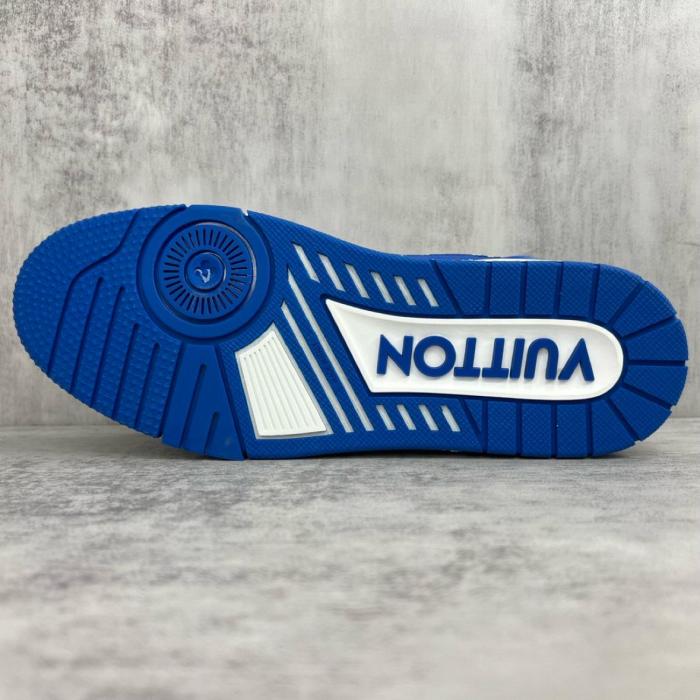 Louis Vuitton Trainer #54 Signature Blue White