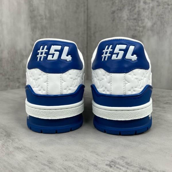 Louis Vuitton Trainer #54 Signature Blue White
