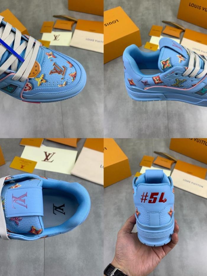 Louis Vuitton LV Trainer Monogram Donuts Blue