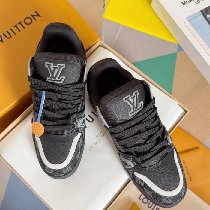 Louis Vuitton LV Trainer Black Damier Denim