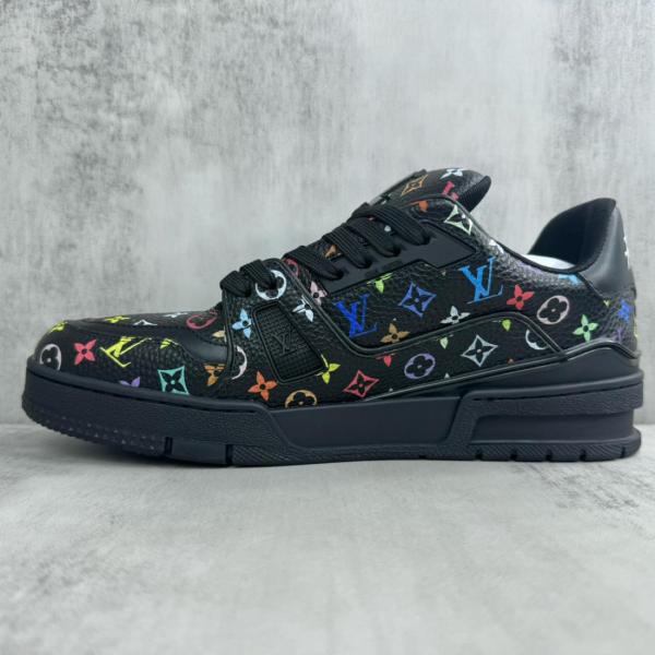 Louis Vuitton LV Trainer Takashi Murakami Black