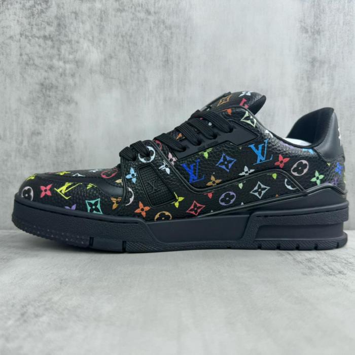 Louis Vuitton LV Trainer Takashi Murakami Black
