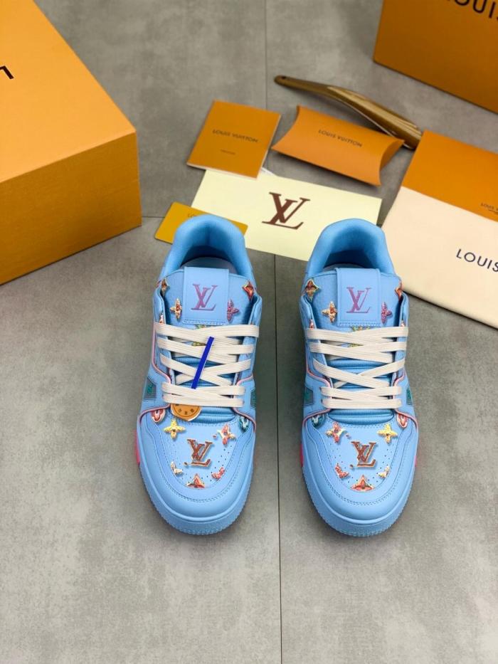 Louis Vuitton LV Trainer Monogram Donuts Blue