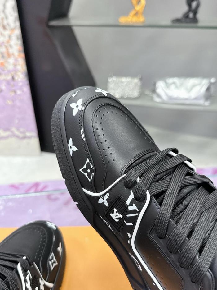 Louis Vuitton LV Trainer Black White Monogram