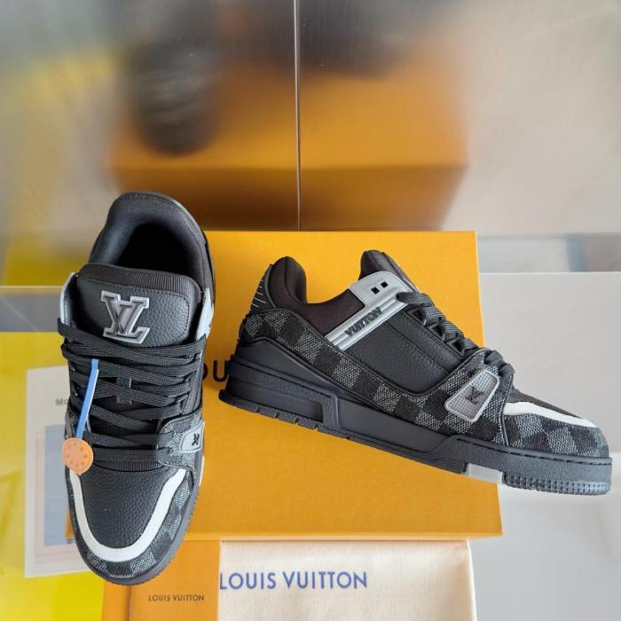 Louis Vuitton LV Trainer Black Damier Denim