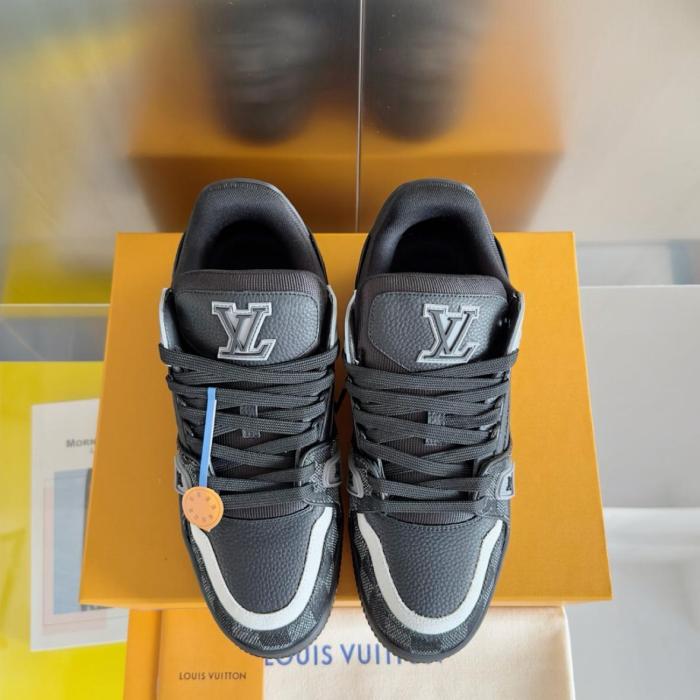 Louis Vuitton LV Trainer Black Damier Denim