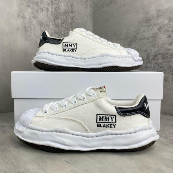 Maison Mihara Yasuhiro Blakey OG Sole Canvas Low White