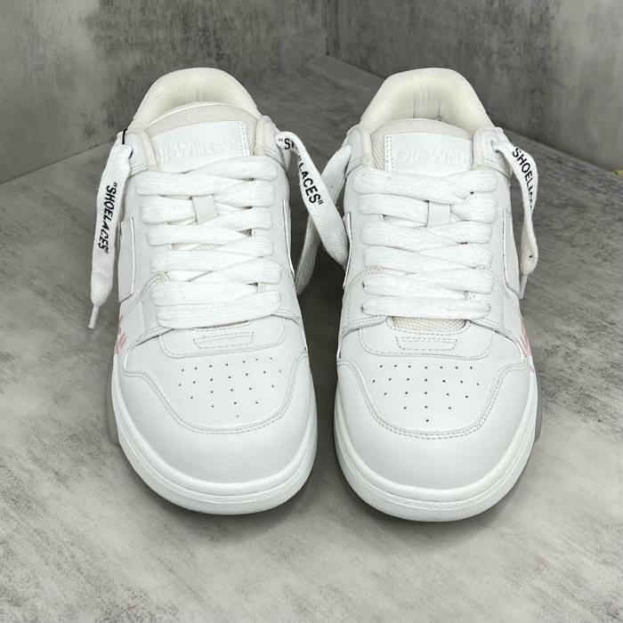 OFF WHITE Out Of Office Low Top For Walking Sneaker 'White Pink'