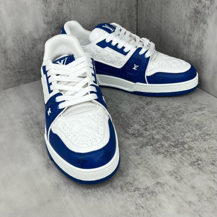 Louis Vuitton Trainer #54 Signature Blue White