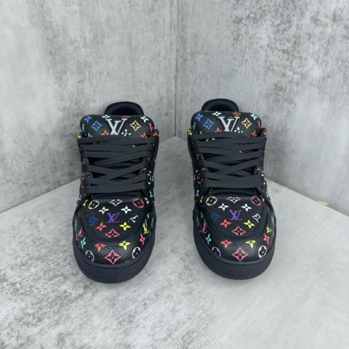 Louis Vuitton LV Trainer Takashi Murakami Black