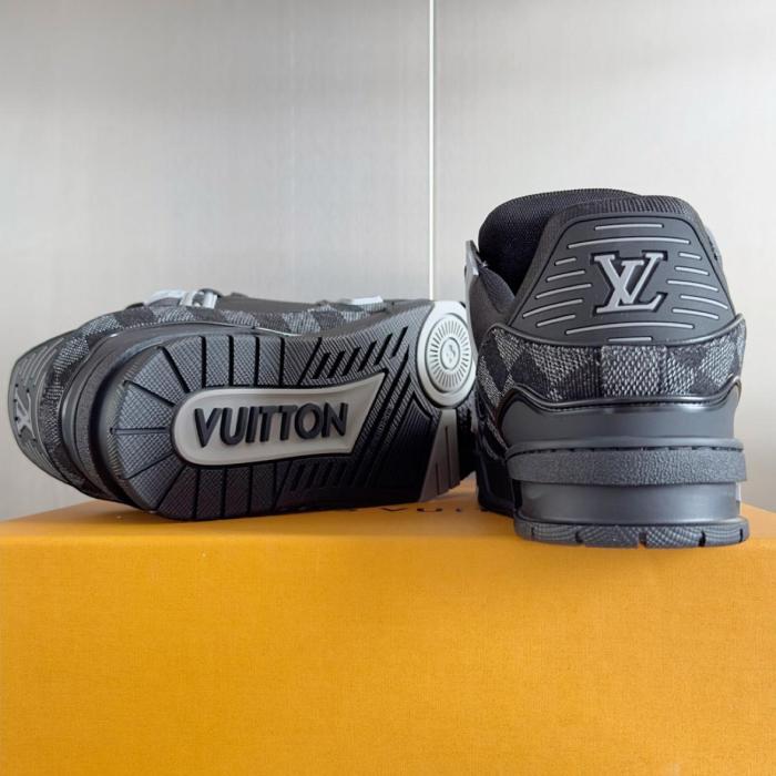 Louis Vuitton LV Trainer Black Damier Denim
