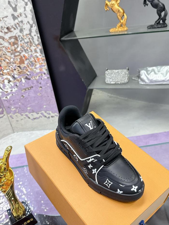 Louis Vuitton LV Trainer Black White Monogram