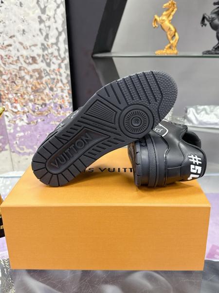 Louis Vuitton LV Trainer Black White Monogram
