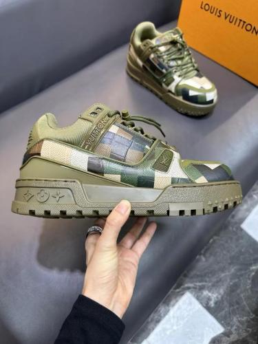 Louis Vuitton LV Trainer Maxi Sneaker Green Damoflage Damier