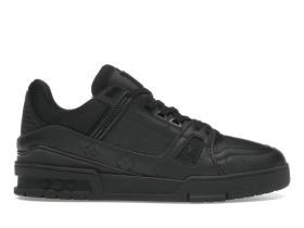 Louis Vuitton Black Monochrome Louis Vuitton LV Trainer Black/Black