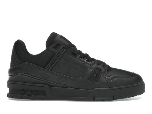 Louis Vuitton Black Monochrome Louis Vuitton LV Trainer Black/Black
