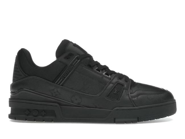 Louis Vuitton Black Monochrome Louis Vuitton LV Trainer Black/Black