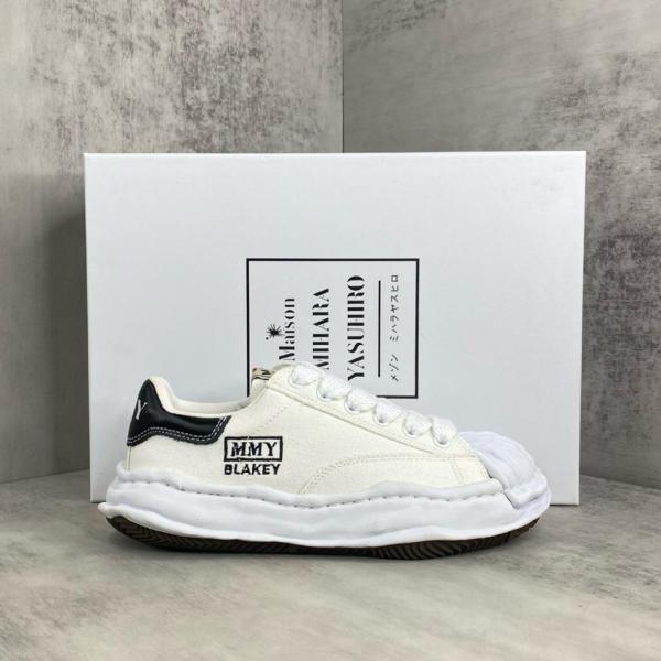 Maison Mihara Yasuhiro Blakey OG Sole Canvas Low White