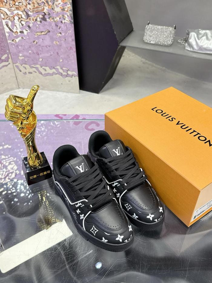 Louis Vuitton LV Trainer Black White Monogram