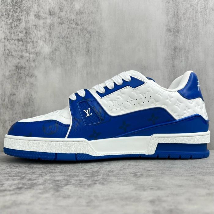 Louis Vuitton Trainer #54 Signature Blue White