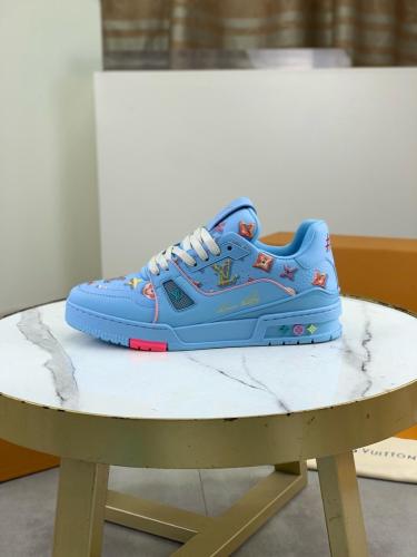 Louis Vuitton LV Trainer Monogram Donuts Blue