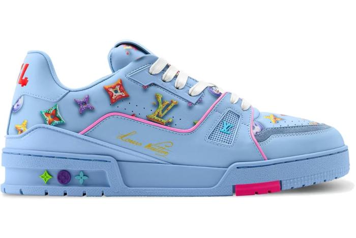 Louis Vuitton LV Trainer Monogram Donuts Blue