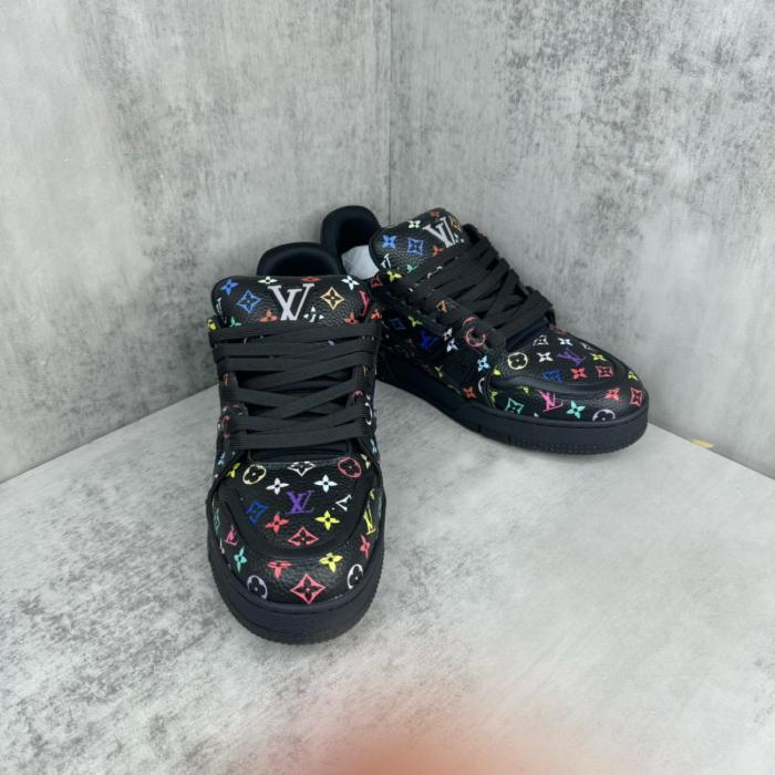 Louis Vuitton LV Trainer Takashi Murakami Black