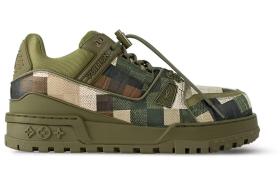 Louis Vuitton LV Trainer Maxi Sneaker Green Damoflage Damier