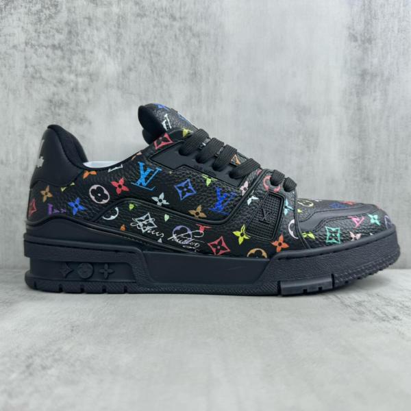 Louis Vuitton LV Trainer Takashi Murakami Black