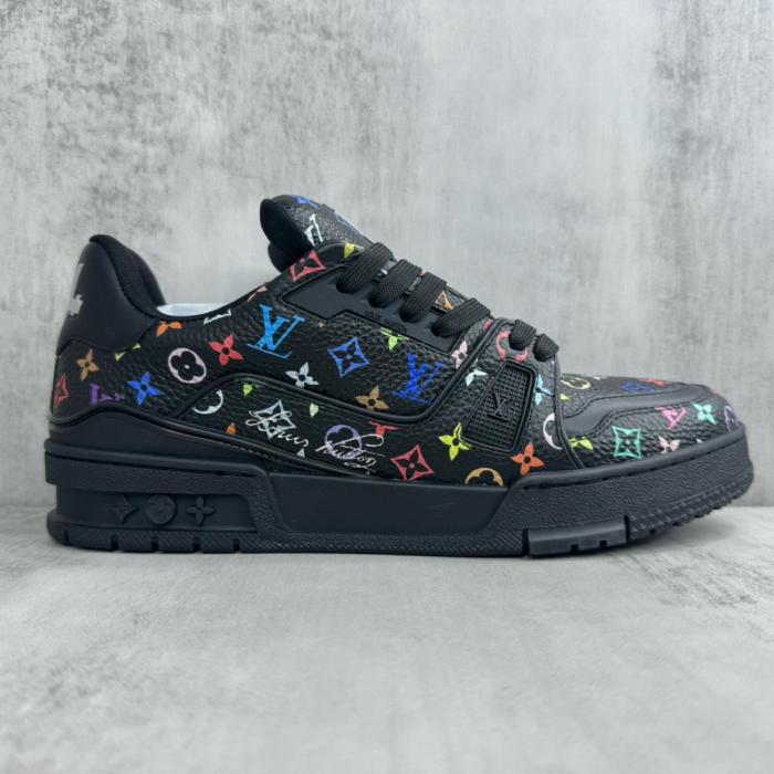 Louis Vuitton LV Trainer Takashi Murakami Black