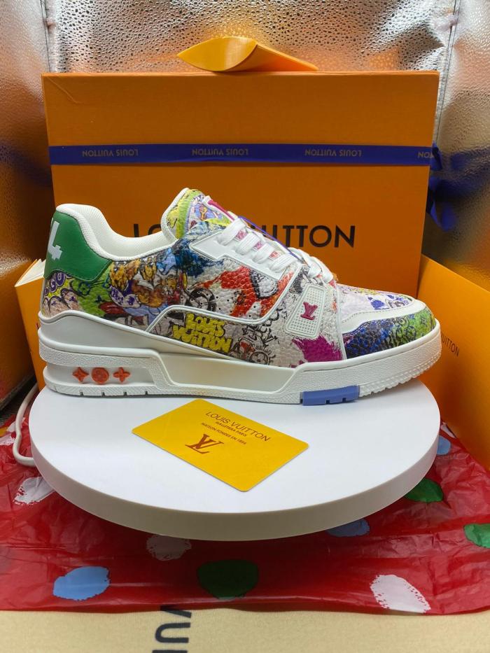 Louis Vuitton LV Trainer Comic Motifs Multi (SS23)
