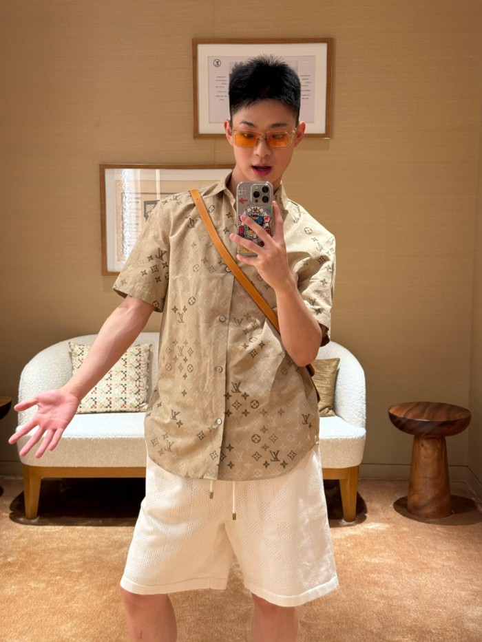 LOUIS VUITTON Monogram FW26 Shirt Men's