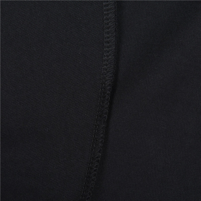 PRADA T Shirts Men's Black Crew Neck Moderate Straight Fit