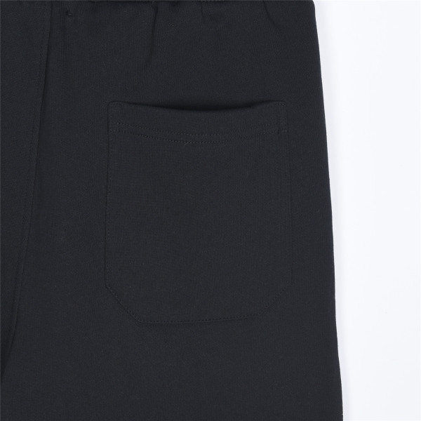 Burberry Monogram Motif Cashmere Drawcord Shorts Black