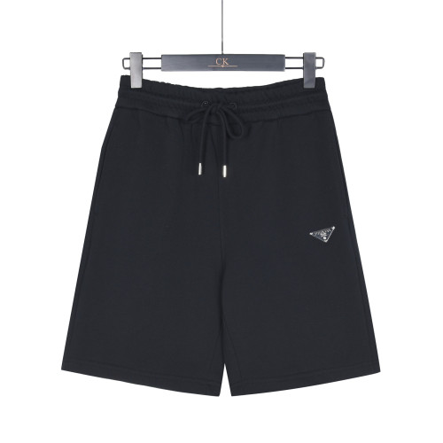 Burberry Monogram Motif Cashmere Drawcord Shorts Black
