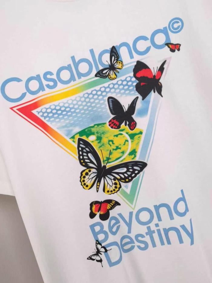 Casablanca tennis club beyond destiny graphic t-shirt